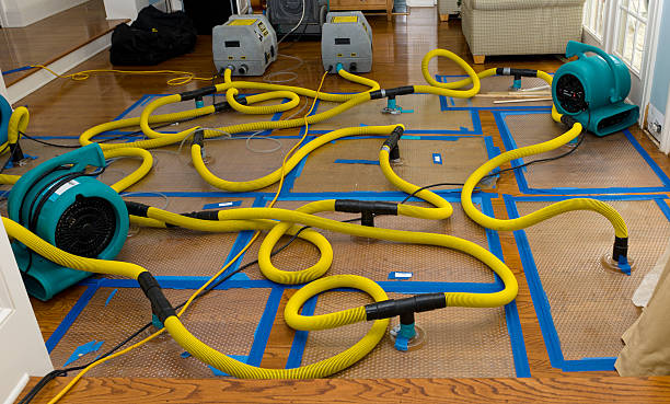 Professional Burst Pipe Water Damage technician working in Navarre, OH